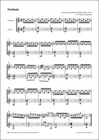 G.F. Händel - Fantasia - <b>PDF download</b>