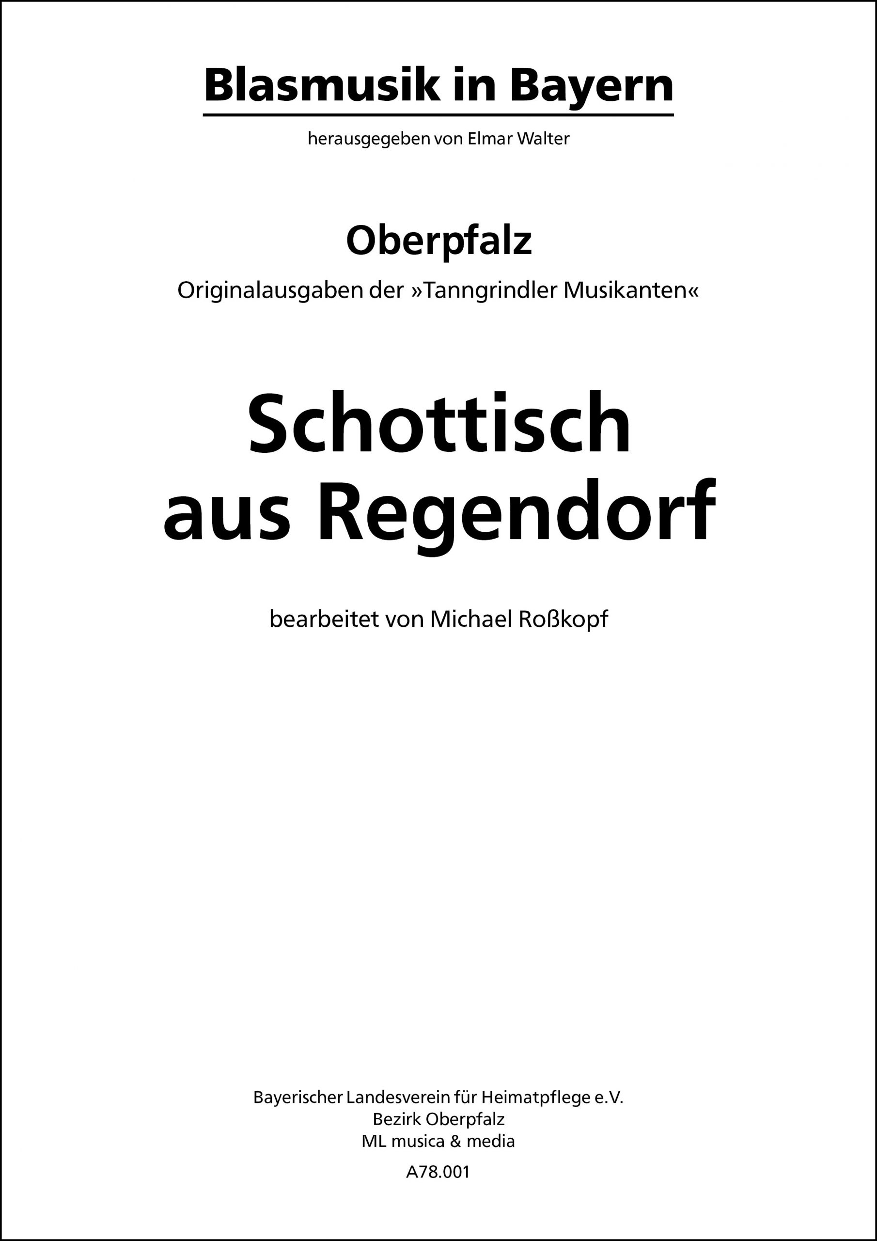 Schottisch aus Regendorf